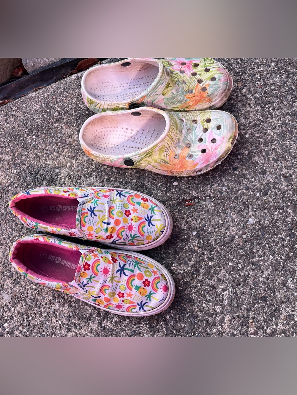 ♥️💙Kids Floral Garden Shoes